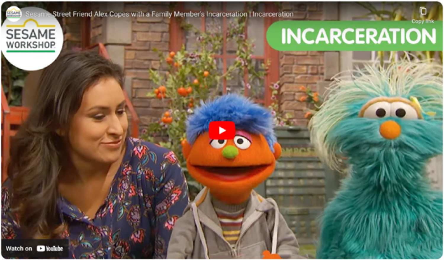 Sesame Street incarceration