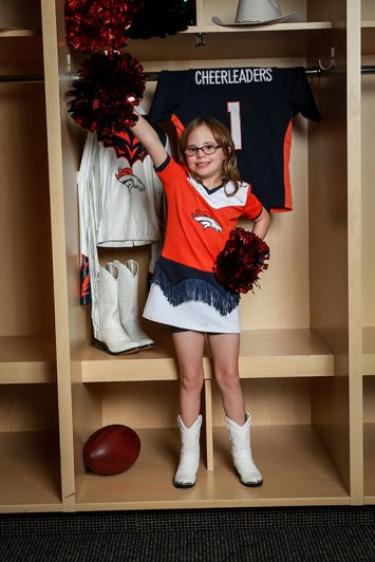 Cheerleader with Down Syndrome