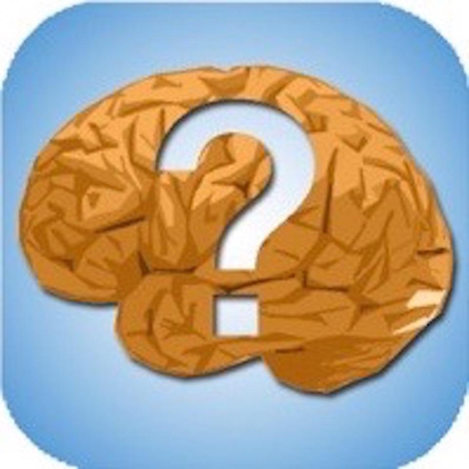 Brain with a question mark