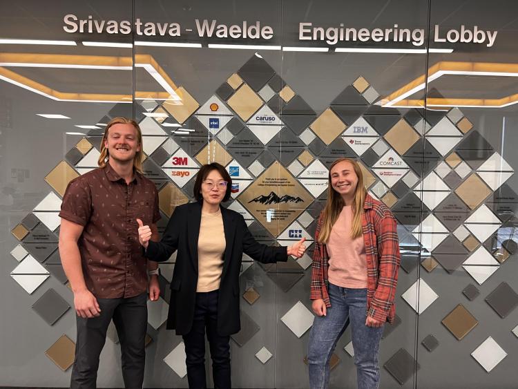 Congradulations to Kaitlin for being awarded an NSF GRFP and Evan for being awarded an NDSEG Fellowship!! We are so proud of you both!
