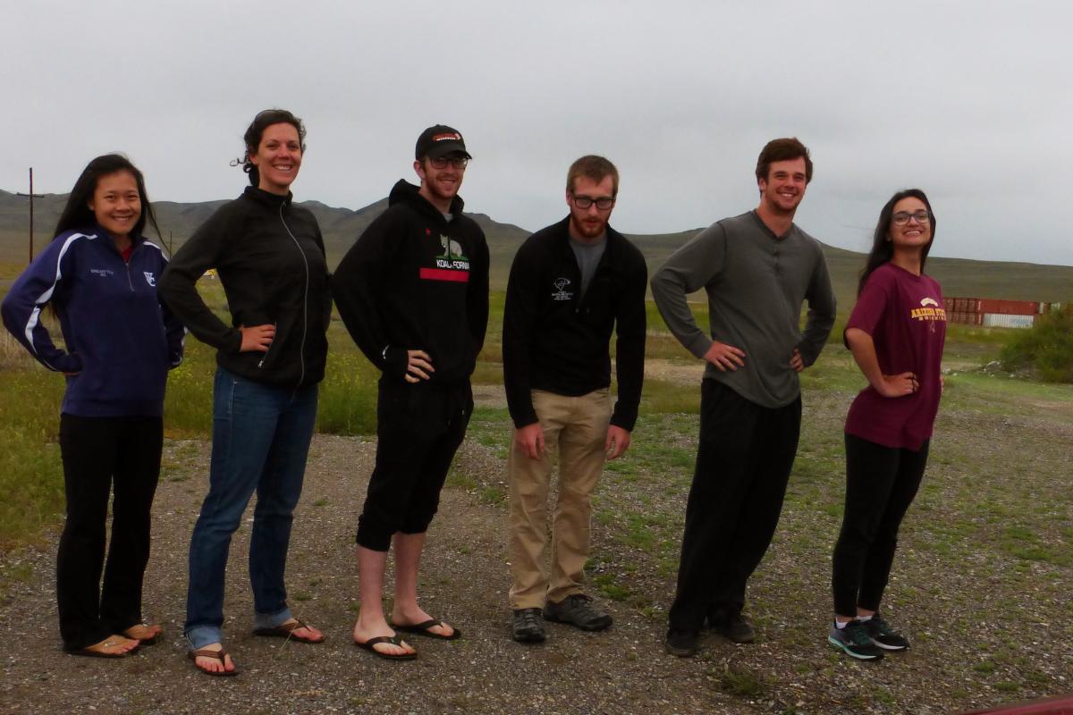 Students Standing in a line for a picture