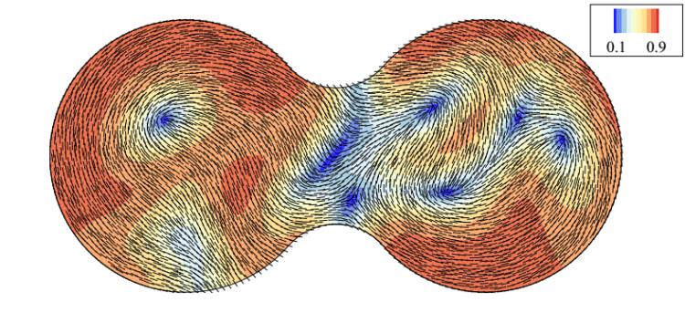 Simulation snapshot.