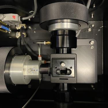 Cuvette holder and detectors