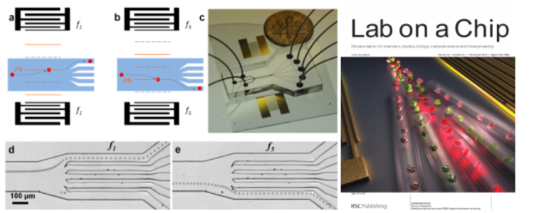 Acoustic Tweezers For Multichannel Sorting