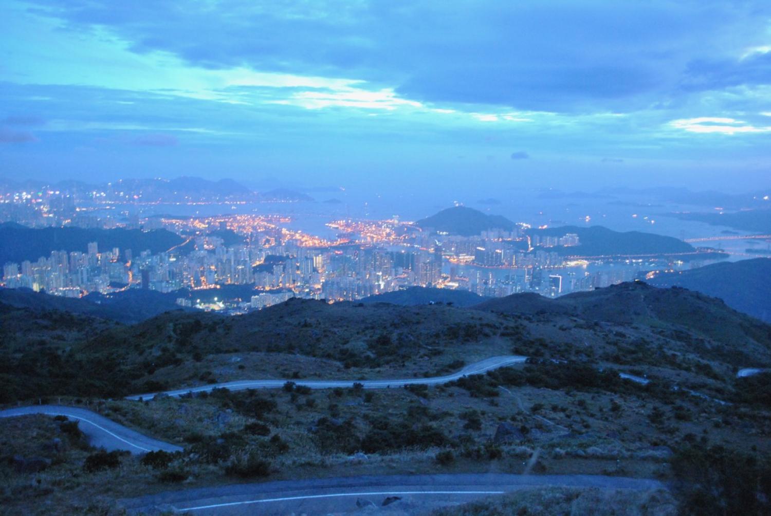 City of Hong Kong from Tai Mo Shan