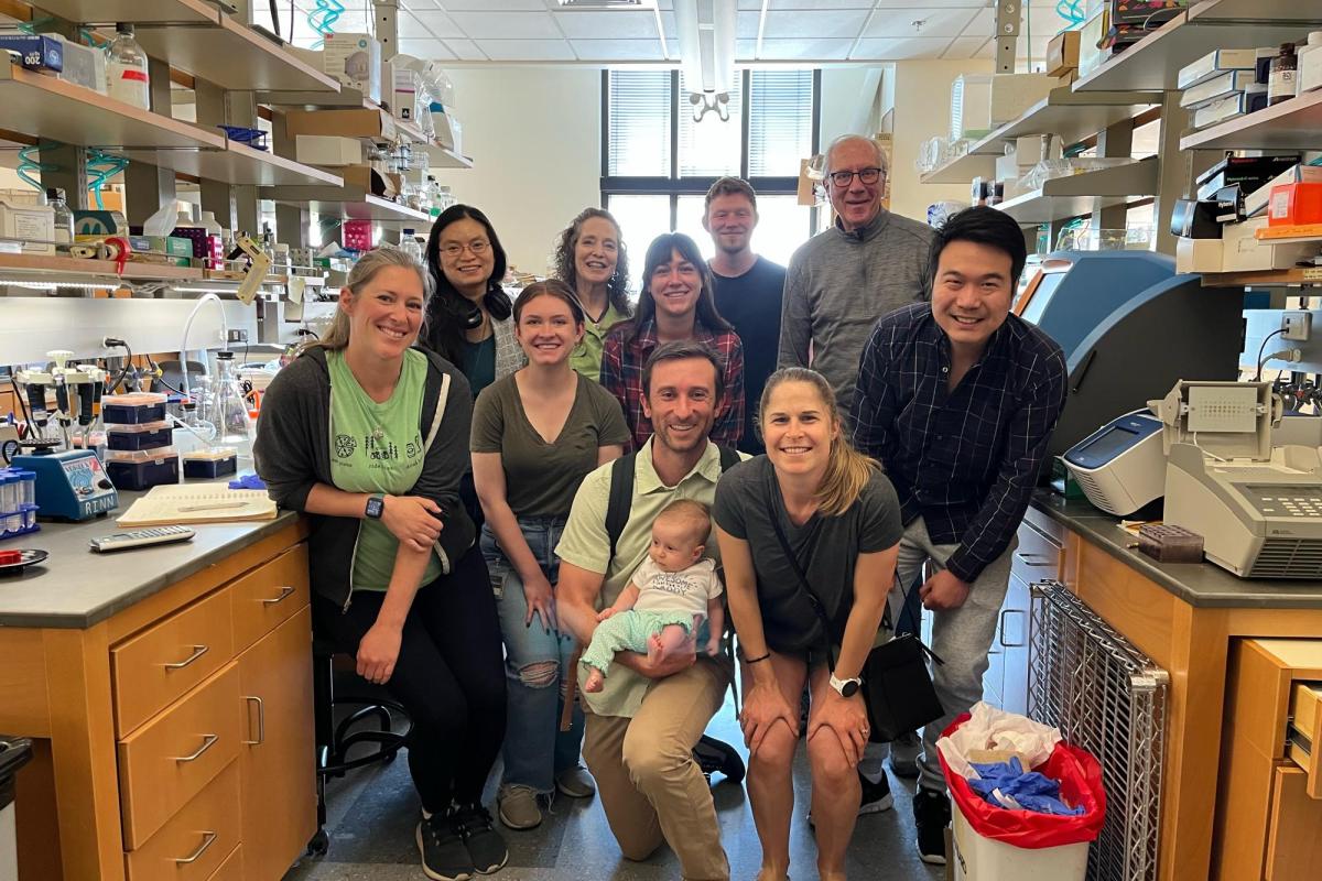 Cech Lab saying goodbye to Dan in JSCBB