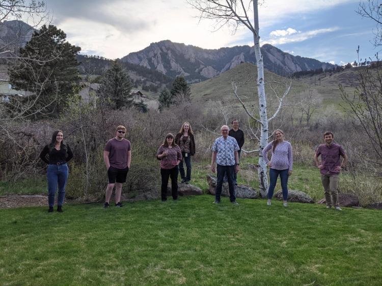 Cech Lab Social-Distanced Going Away gathering