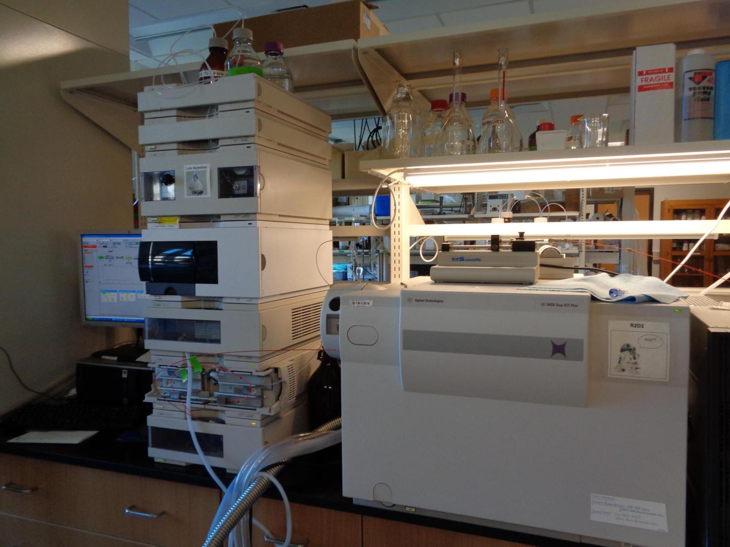 Liquid chromatography ion-trap mass spectrometry