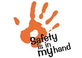 Safety is in my hand logo