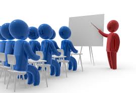 Icon of figure teaching other figures