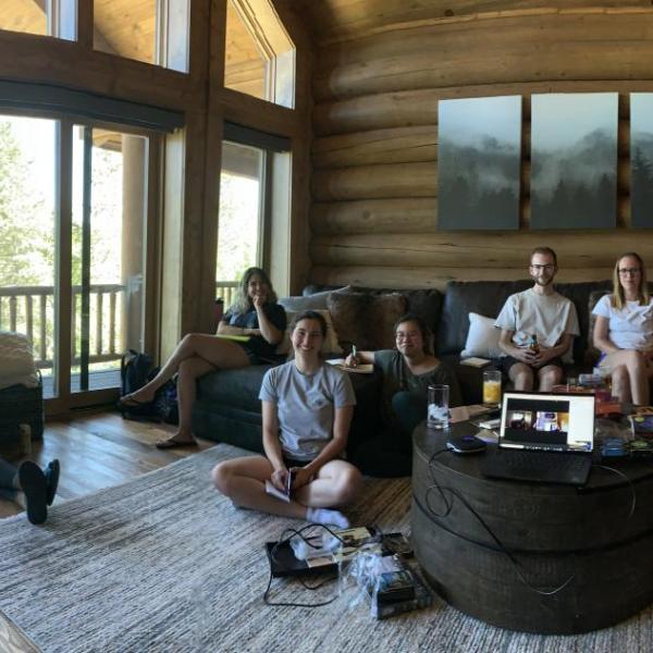 2022 Workshopping at lab retreat in Grand Lake, CO
