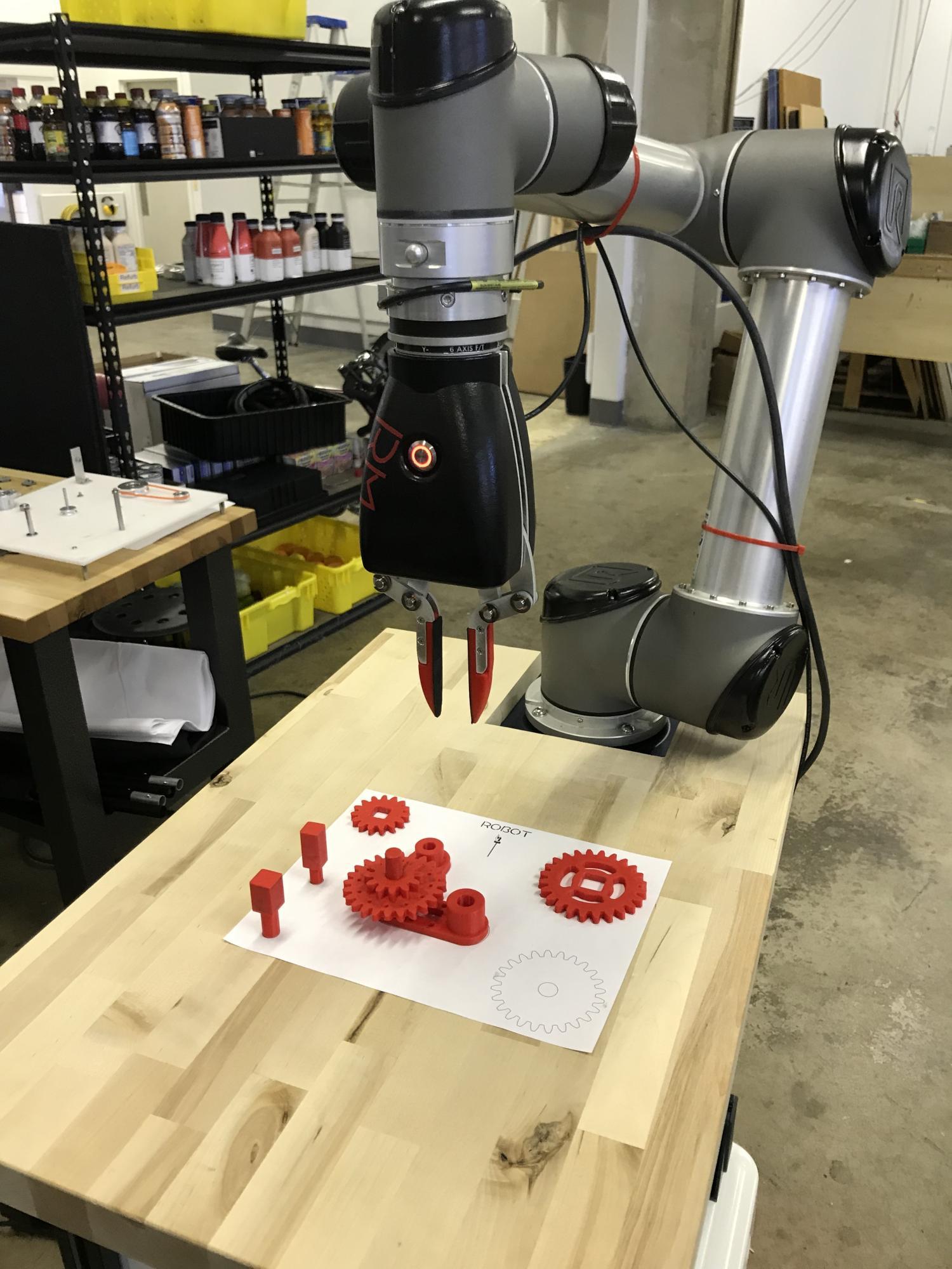 SmartHand on a UR5 robot solving the Siemens assembly challenge