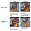 Example of pictures fitting into the Confusion Matrix