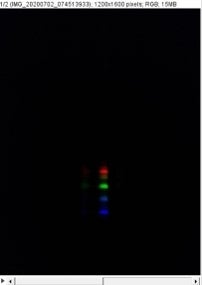 CFL line spectrum.