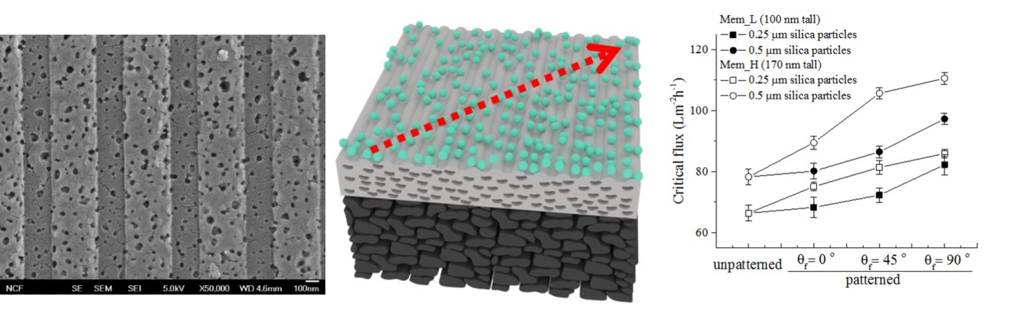 patterned membranes