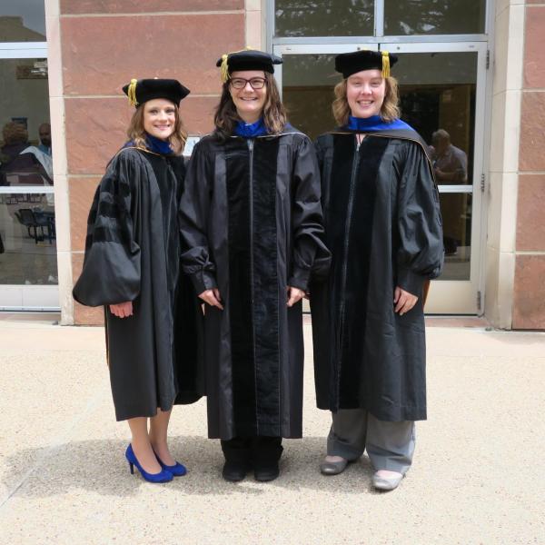 Marta, Gordana and Leah at graduation 2019