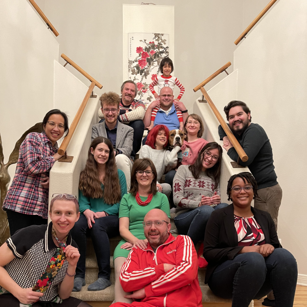 holiday photo of the Eaves group