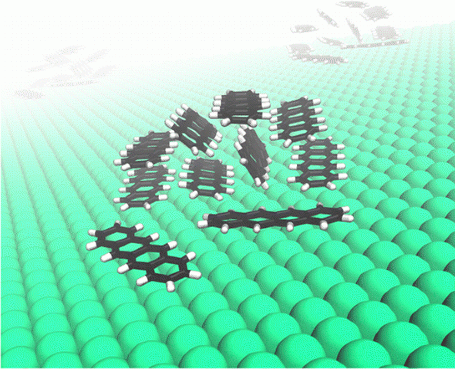 Tetracene Aggregation on Polar and Nonpolar Surfaces