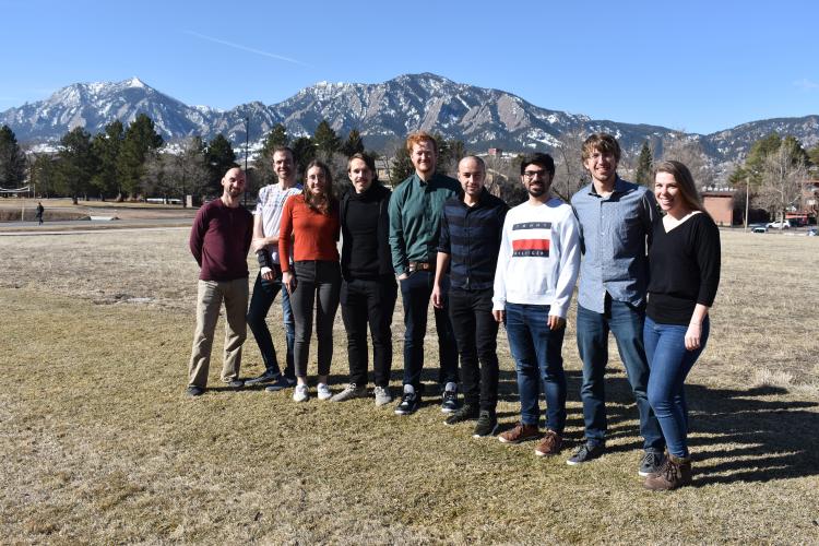 Group photo showing Hunter, Allison, Yuval, Hussain, Wilson, Mark, Recep, and Paige