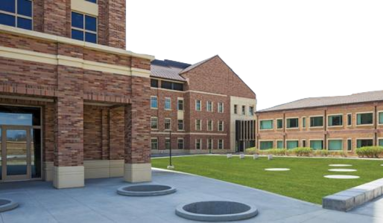 A picture showing the SEEC/SEEL buildings at CU Boulder