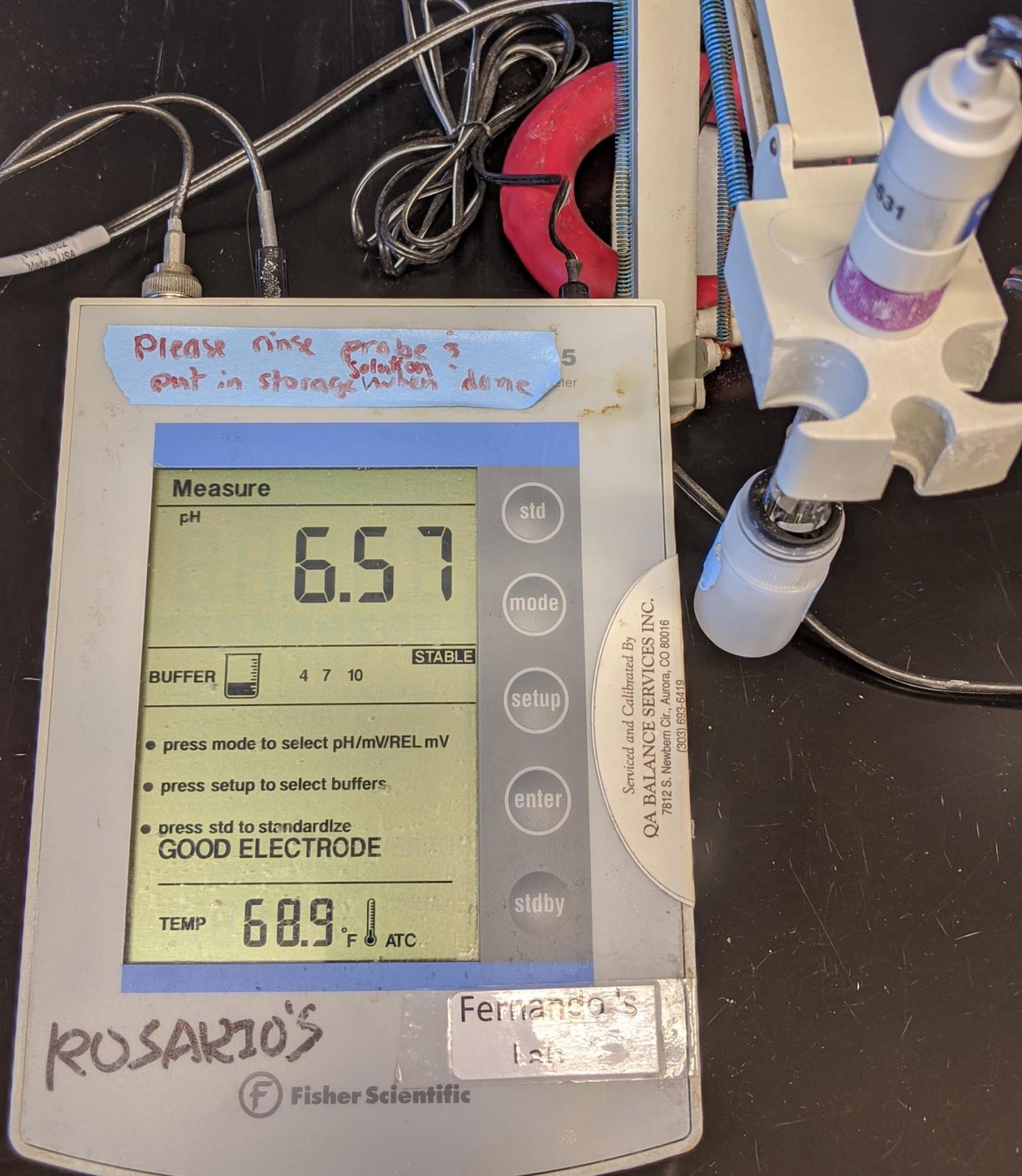 Fisher Scientific AB15 pH Meter