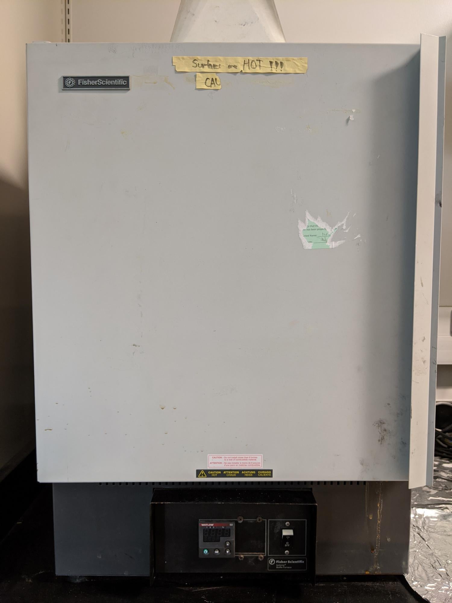 Fisher Scientific Muffle Furnace