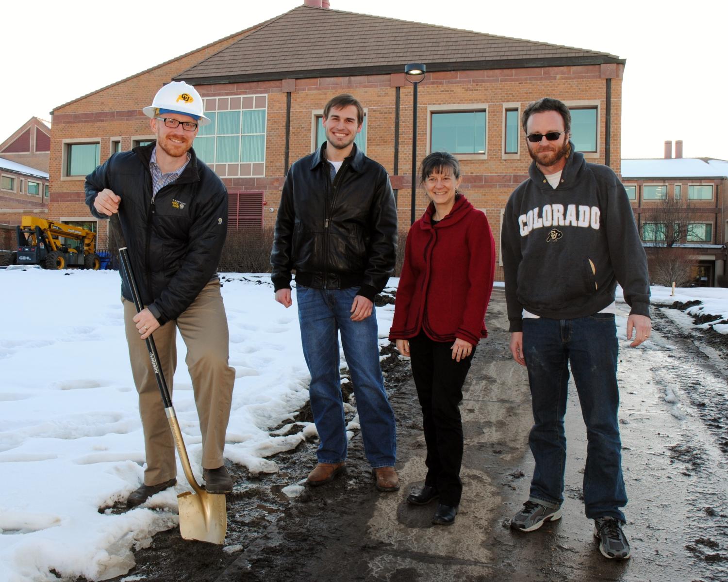 Wind tunnel building ground breaking