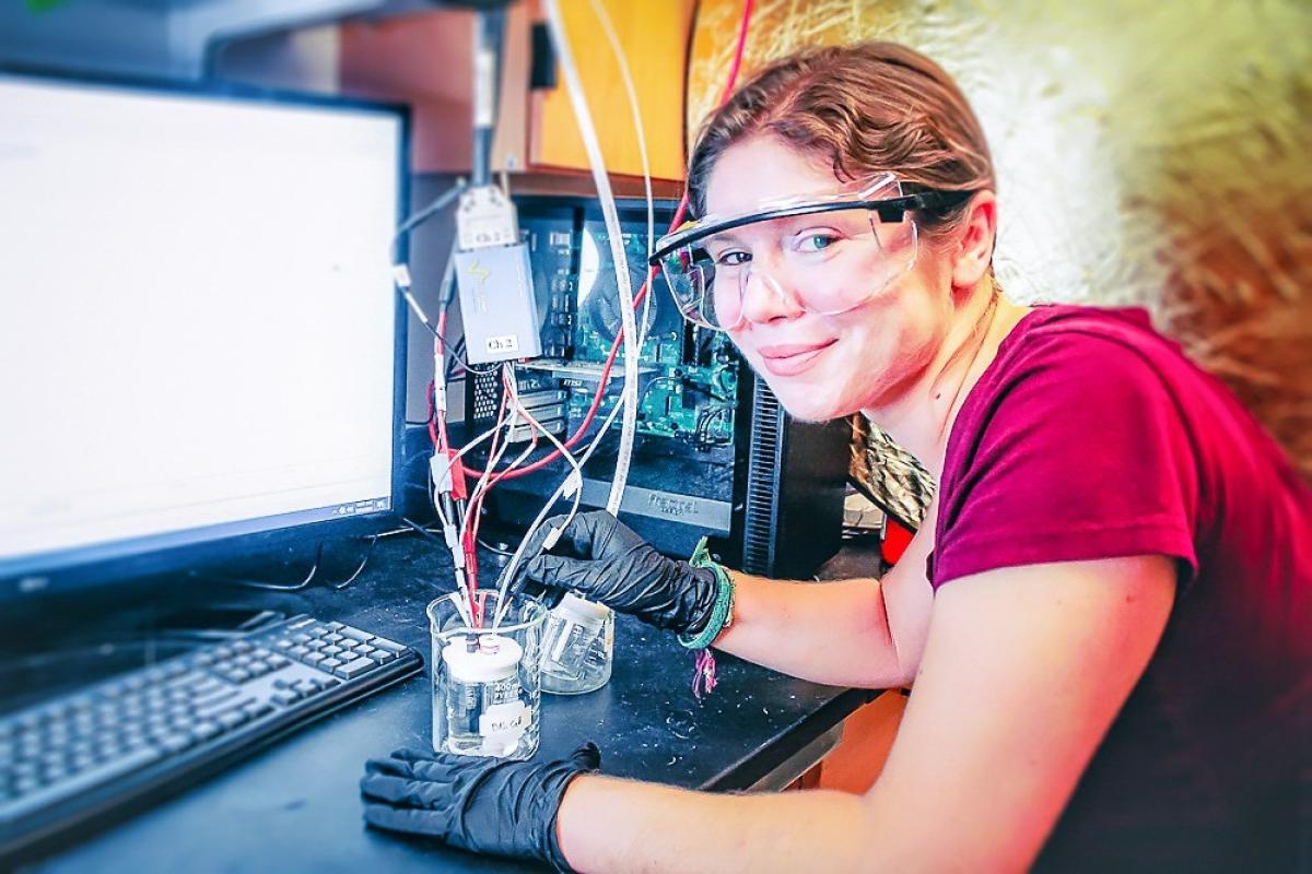 Rebecca Hirsch at Electrochemical Cell