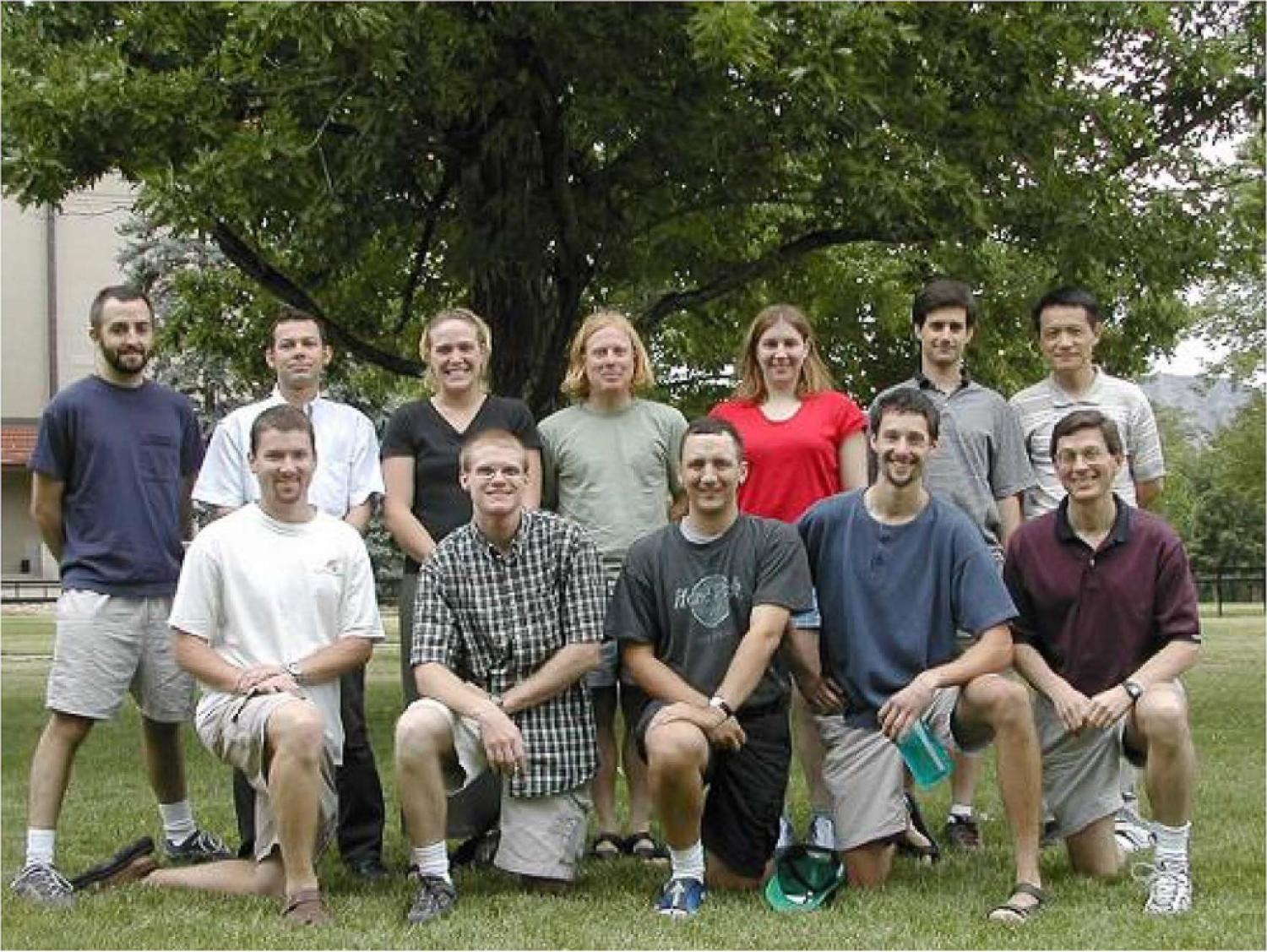 Past Group Photo Summer 2002; University of Colorado at Boulder, Steven M. George Research Group