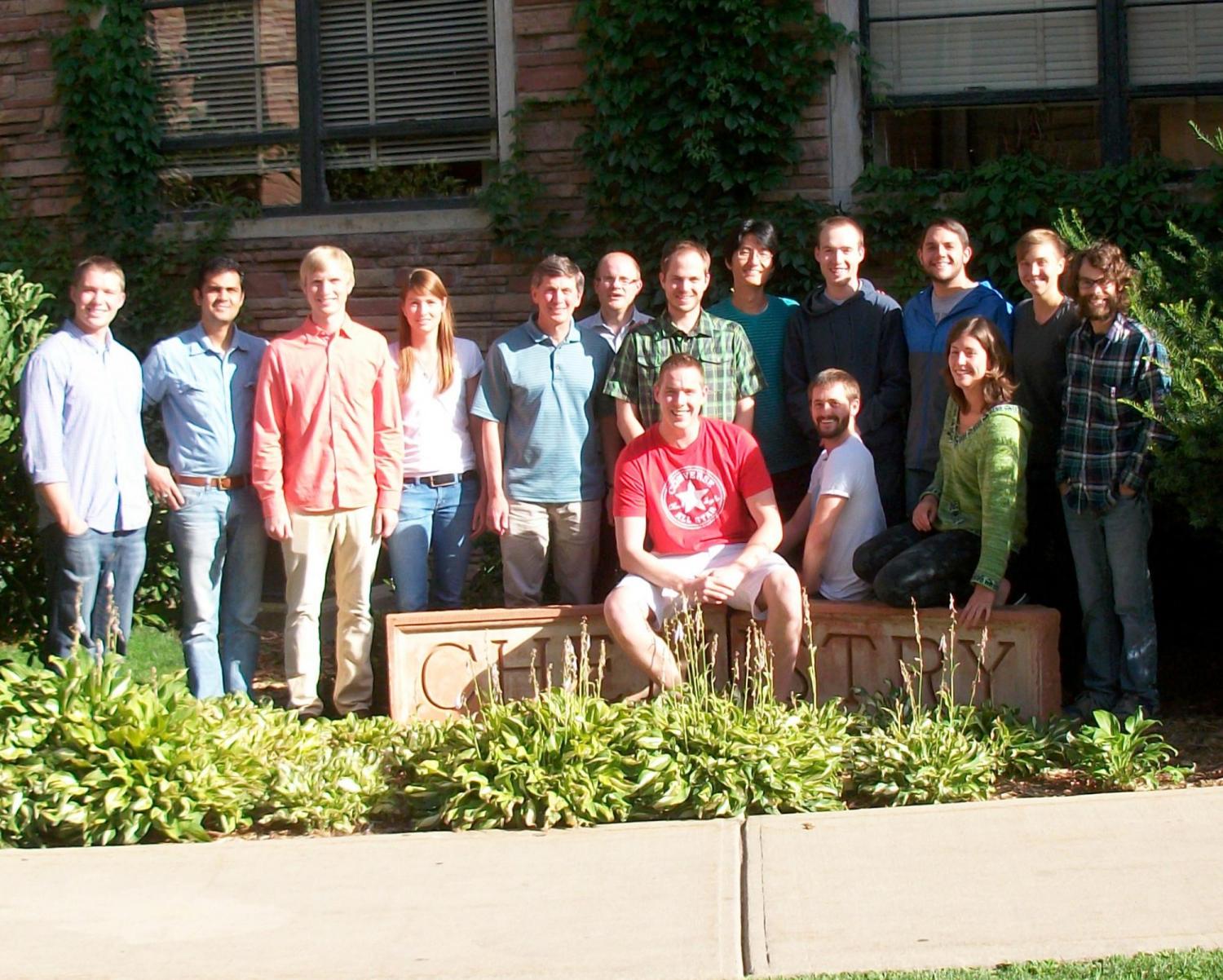 Past Group Photo 2014; University of Colorado at Boulder, Steven M. George Research Group