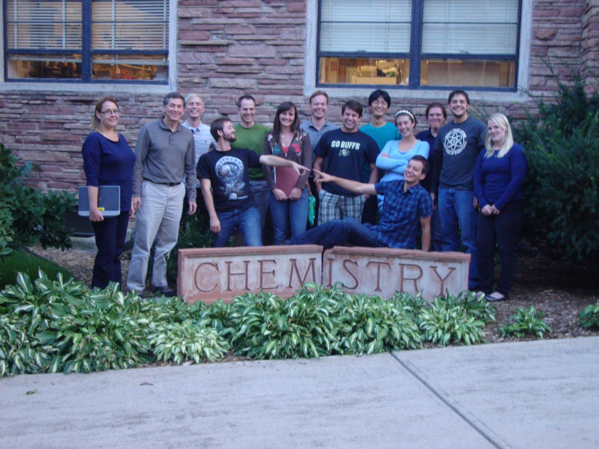 Past Group Photo 2013; University of Colorado at Boulder, Steven M. George Research Group