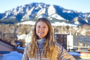 Portrait of Samantha Rau at CU Boulder