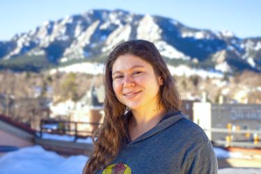 Portrait of Rebecca Hirsch at CU Boulder