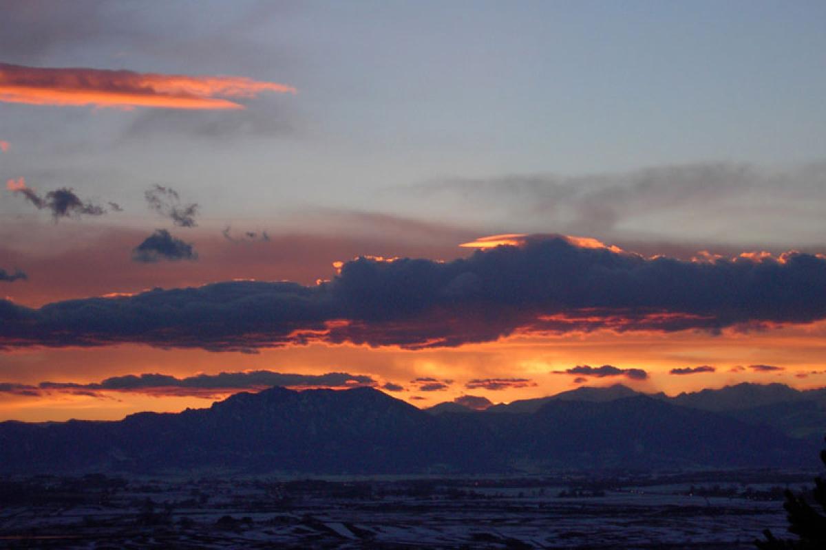 Sunset taken from Broomfield
