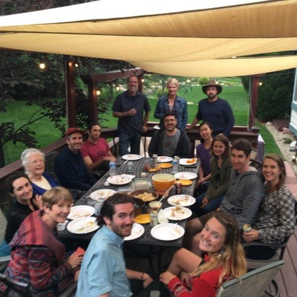 August, Thesis Defense Party. Congratulations Joe!