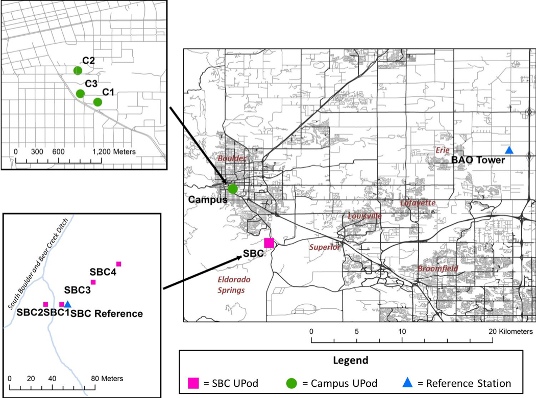 Boulder County Air Quality using Sensors Hannigan Air Quality and