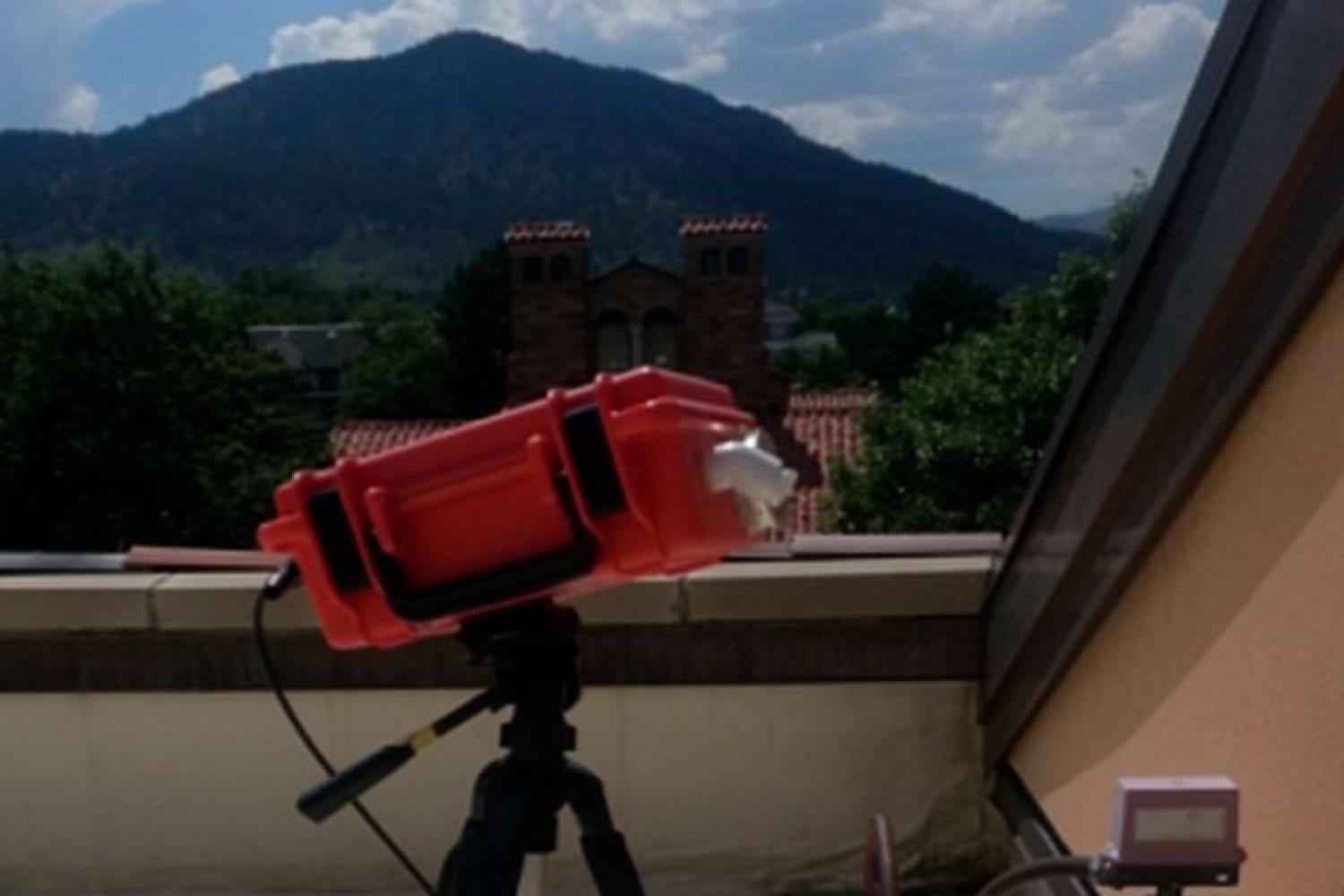 Pod on roof of UMC in Boulder