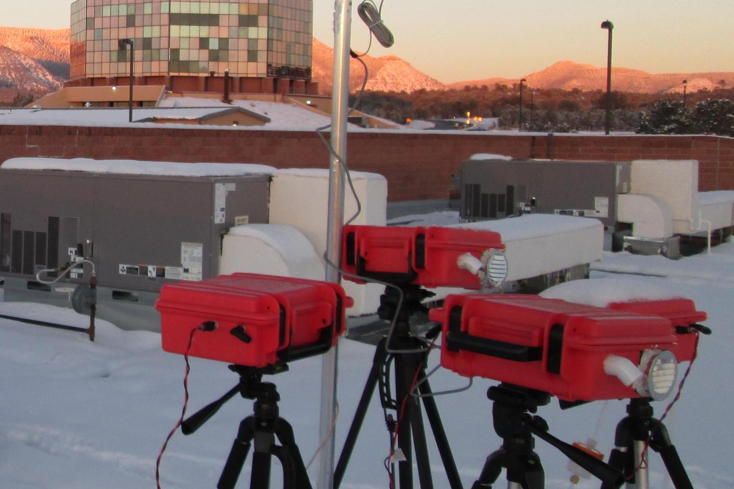 Y-Pods in the snow