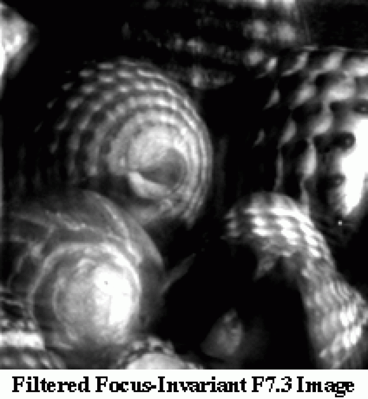 filtered focus-invariant image
