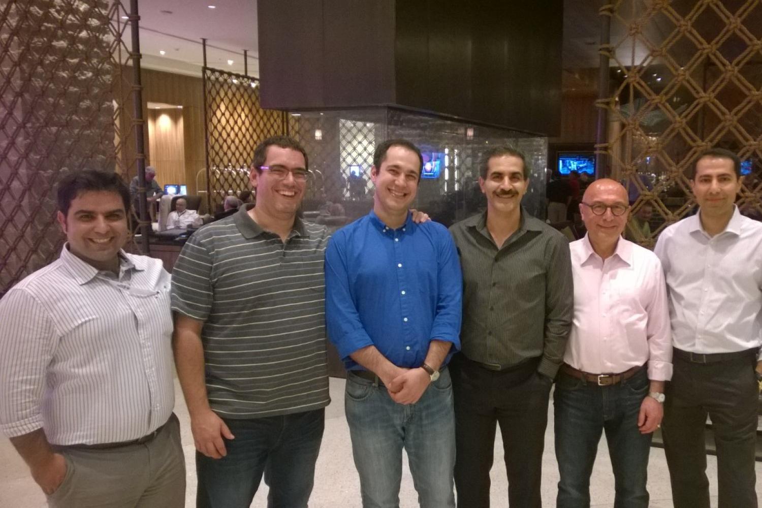 With colleagues at EWRI 2015