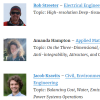 Screenshot of the students featured on the podcast episode