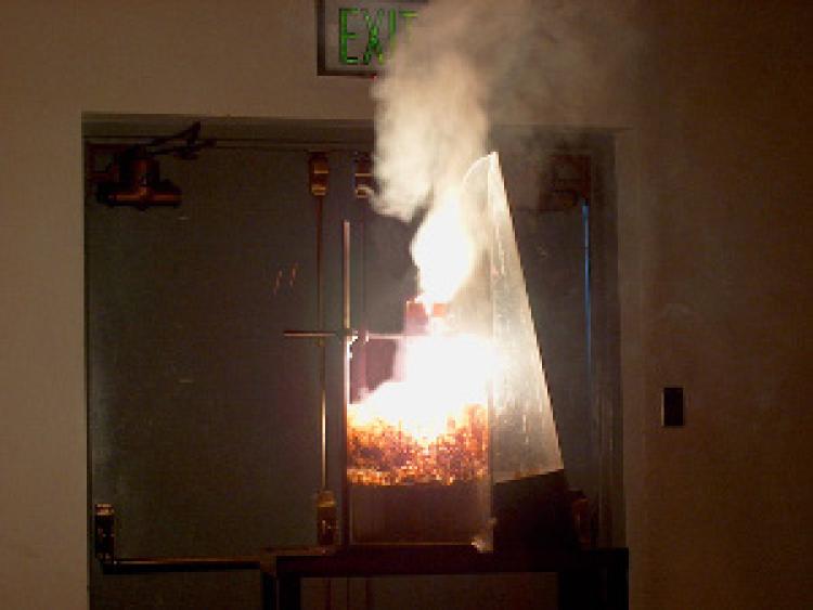Thermite reaction in lab
