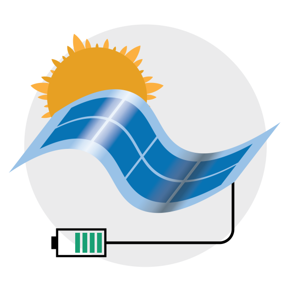 Organic Solar Cell icon
