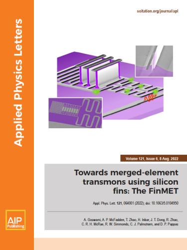 Cover of Applied Physics Letters 2022