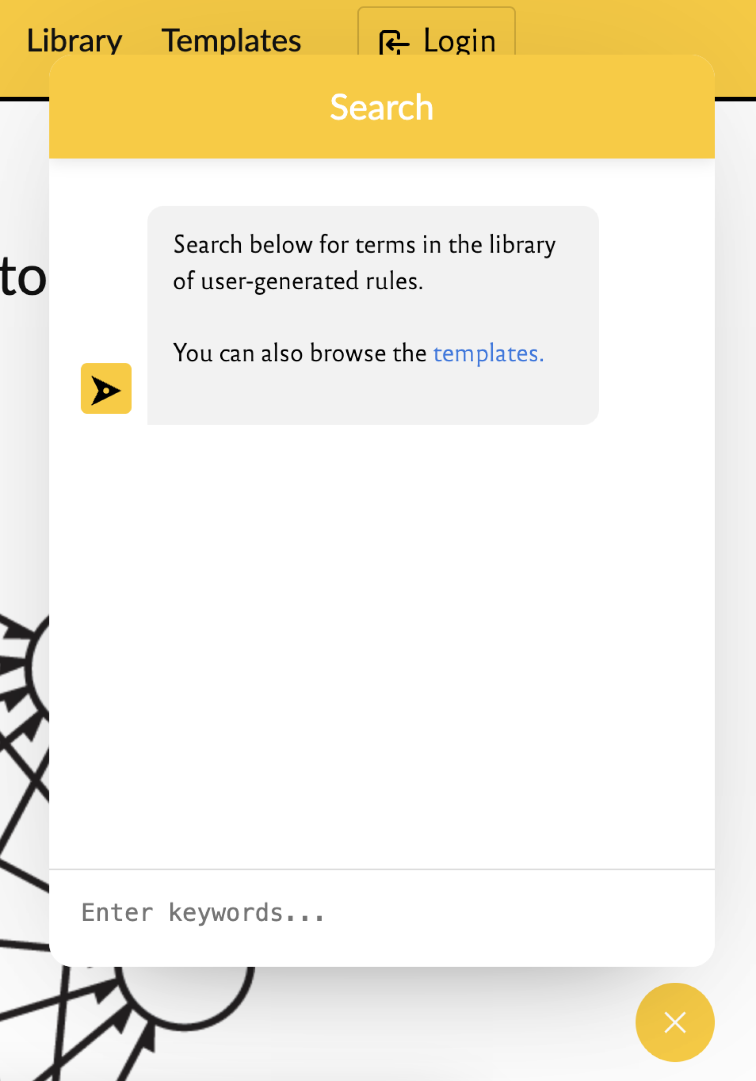 Screenshot of CommunityRule