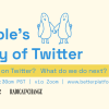 A People's History of Twitter event logo