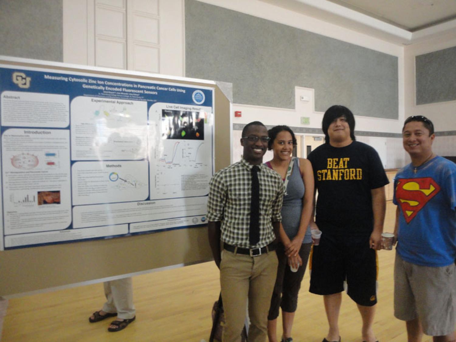 (left to right) Jamal, Sarah, Eldon, Jose.