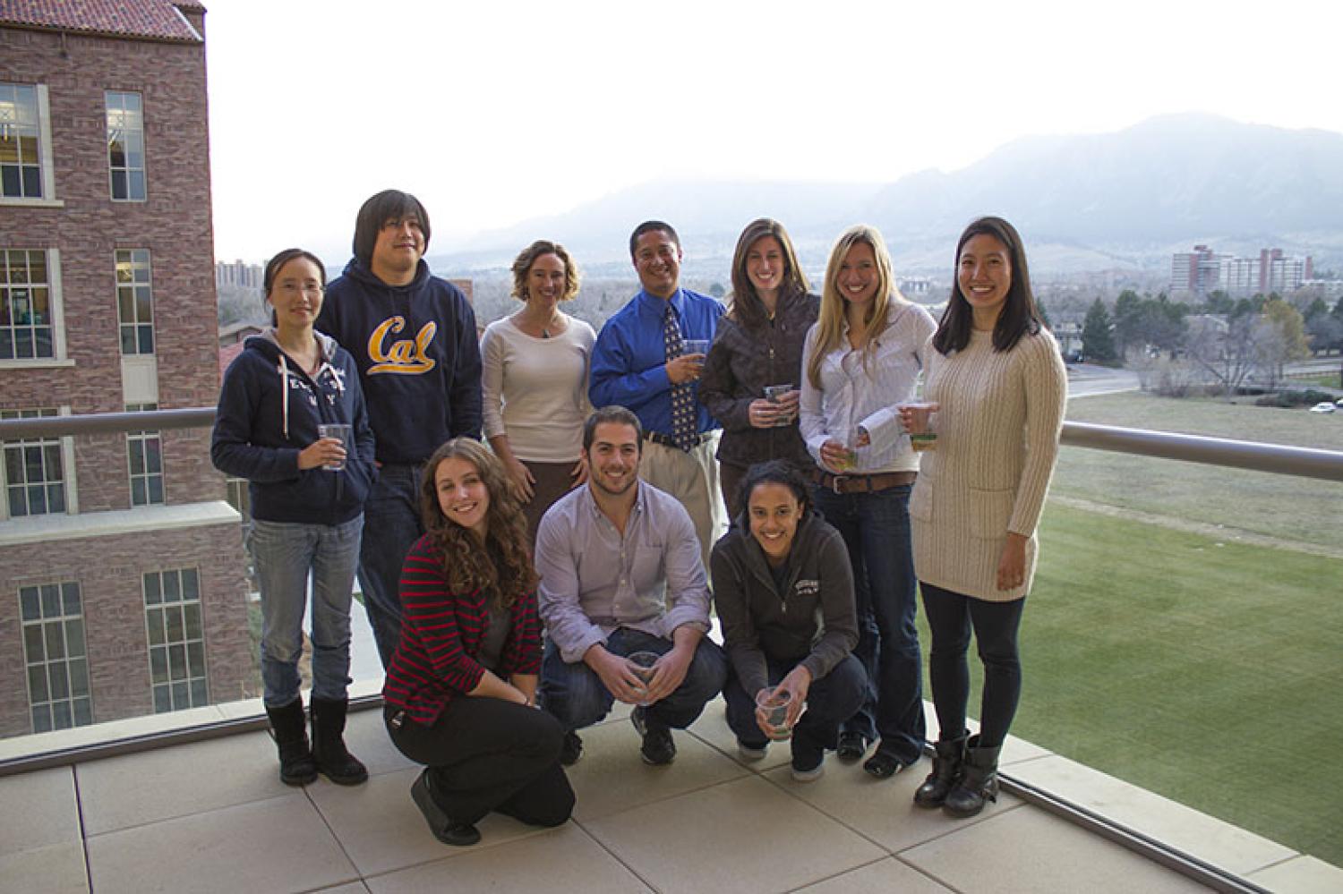 Lab photo after Jose's defense.