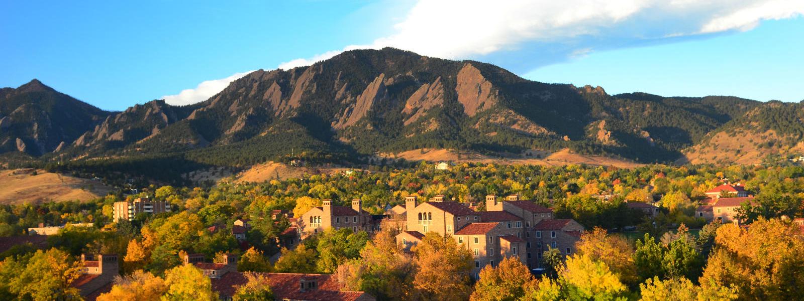 Flatirons in the fall