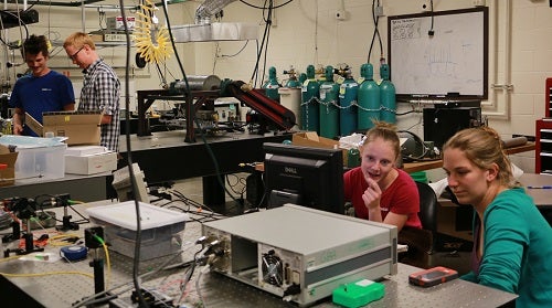Greg Rieker's laboratory